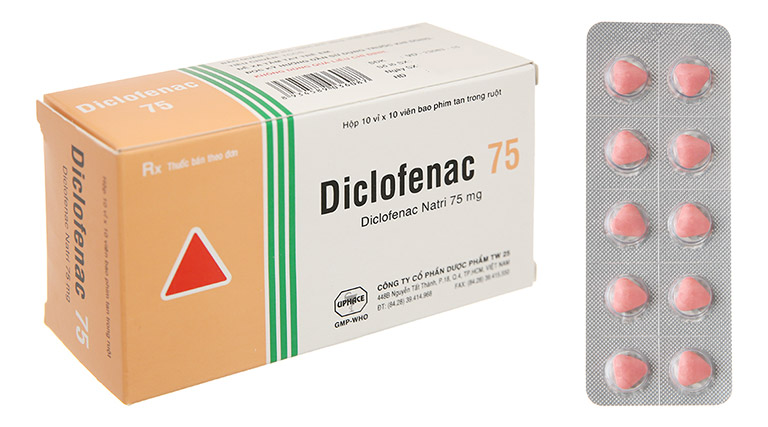 Thuốc đau đầu Diclofenac