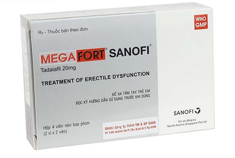 Thuốc trị rối loạn cương dương Megafort Sanofi