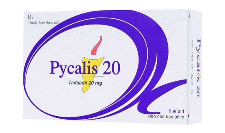 Thuốc Pycalis Pymepharco chữa bệnh rối loạn cương dương