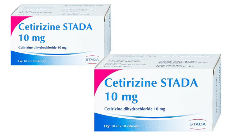 Thuốc trị mề đay cho trẻ em Cetirizine