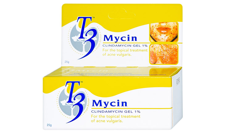 T3 Mycin làm dịu mụn trứng cá hiệu quả