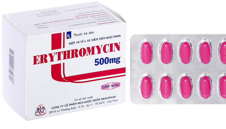 Erythromycin rất nổi bật trong nhóm Macrolid