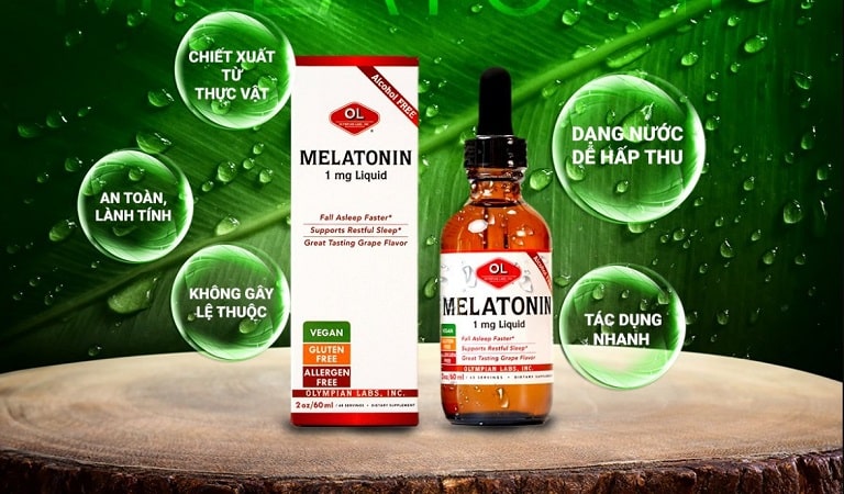 Melatonin 1mg là một dạng sản phẩm uống đến từ thương hiệu Olympian Labs
